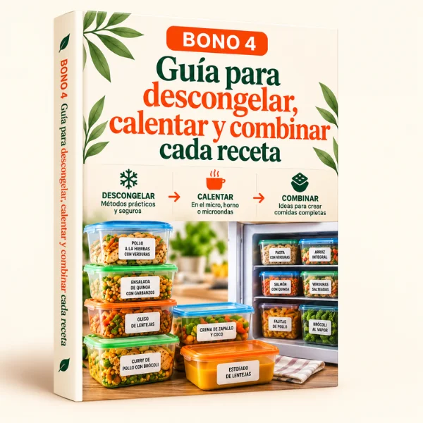 Guía descongela, recalienta y combina cada receta